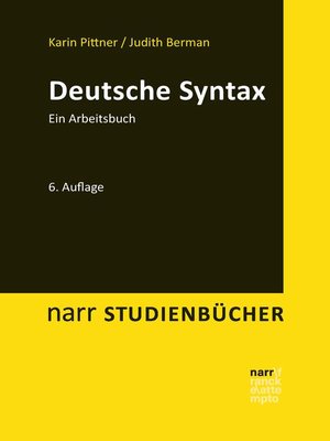 cover image of Deutsche Syntax